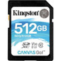 Kingston Technology SDG/512GB -  LA 512GB SDXC Canvas Go 90R/45W CL10 U3 V30