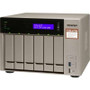 QNAP TVS-673E-4G-US -  6-Bay NAS/ISCSI IP-San R 4CORE AMD RX-421BD 2.1-3.4GHZ 4G DDR4 Ram