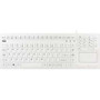 AKB-270UW - Adesso SLIMTOUCH270 Antimcrobial Touch Pad Waterproof White Silicone Keyboard