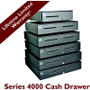 APG Cash Drawer JD320-BL1317 - Series 4000 13X17 Black 24V 4 Bill x 4 Coin Till Cable Req