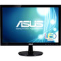 ASUS VS197T-P - 19" VS197T-P Widescreen LED HDCP 1366x768 VGA DVI-D Black 5ms Speaker