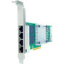 Axiom Upgrades N2XXABPC03M3-AX - 10/100/1000MBS Quad Port RJ45 PCIE X4 NIC Card for Cisco