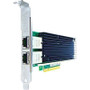 Axiom Upgrades QLE3242RJCK-AX - 10GBS Dual Port RJ45 PCIE X8 NIC Card for Qlogic
