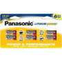 Black Box CR123PA/6B - Panasonic 6-pack Lithium CR123A Battery