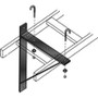 Black Box RM654-R2 - Ladder Rack Triangular Support Bracket