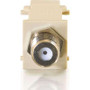 C2G 3814 - Snap-In F-Type F/F Keystone Insert Module - Ivory