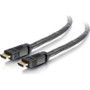 C2G 42528 - 15FT High Speed 4K HDMI Cable with Gripping Connectors - Plenum CL2P-Rated