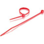 C2G 43206 - 7.5" Nylon Cable Ties - Red - 100-pack