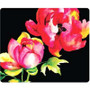 Centon Electronics OP-MPV1BM-FLR-04 - Otm Floral Black Mouse Pad Brilliant BL