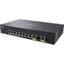 Cisco Systems SG250-10P-K9-NA - SG250-10P 8-Gigabit Ports with PoE+ 2xGigabit combo PoE Powered Device (PD