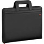 Comprehensive Connectivity 601389 - Victorinox Swissgear Venture Portfolio Black with Zipper & Carrying Handles