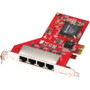COMTROL 31305-2 - Comtrol RocketPort 31305-2 PCIe 4 Port RS-232/422/485 Express