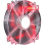 Cooler Master R4-LUS-07AR-GP - Coolermaster Fan 200MM Mega Flow LED Red 700RPM BK