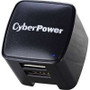 CyberPower TR12U3A - Dual USB Wall Charger 2 USB 3.1A Folding AC Plug