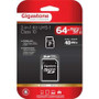 Dane-Elec GS-2IN1X1064G-R - 64GB Microsdxc Class 10 Uhs-1 48MB/S with SD Adapter Hi-Performance Memory Card