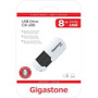 Dane-Elec GS-Z08GCNBL-R - 8GB USB 2.0 Flash Drive Capless Design Protects Content
