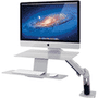 Ergotron 24-414-227 - WorkFit-A Sit-Stand Workstation - VESA Mount for Apple (Silver)