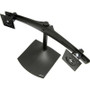 Ergotron 33-322-200 - DS100 Dual-Monitor Desk Stand Horizontal (Black)