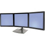 Ergotron 33-323-200 - DS100 Triple-Monitor Desk Stand Horizontal (Black)