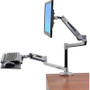 Ergotron 45-405-026 - Workfit-LX Sit-Stand Desk Mount Positions Keyboard and Monitor