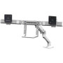 Ergotron 45-476-216 - HX Desk Dual Monitor Arm Bright