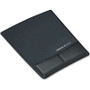 Fellowes 9180901 - Mousepad/Wrist Support with Microban Black Leather