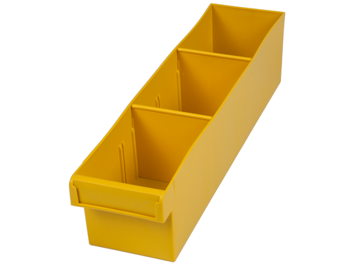 1H-002Y Fischer Plastic Spare Parts Tray yellow