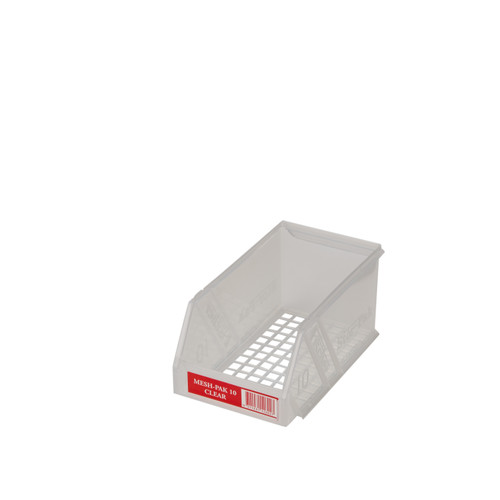 1HIC-061C, 1H-061MP-C Mesh-Pak Bin 10 Clear Medical Storage