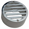 NDS  3" Round Polished Chrome Grate w/PVC Collar 907PC