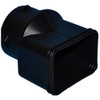 HDPE  3" x 4" x 4" Singlewall Downspout Adapter