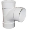 8" x 8" x 8" PVC SDR35 Solvent Weld Sanitary Tee (S x S x S)