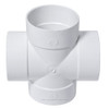 8" x 8" x 8" x 8" PVC SDR35 Solvent Weld Cross Tee (S x S x S x S)
