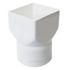 PVC 6" x 6" x 6" IPS Downspout Adapter (Centered) (DSA x Hub)