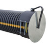 10" Flap Gate for Corrugated Plastic Pipe