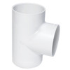 3" x 3" x 3" PVC DWV Vent Tee (S x S x S)