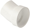 8" PVC DWV Street 22 1/2 (1/16) (S x Sp)