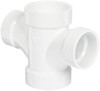 4" x 4" x 3" x 3" PVC DWV Double Sanitary Tee (S x S x S x S)
