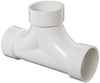 4" x 4" x 4" PVC DWV 2 Way Cleanout Tee (S X S x S)