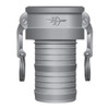 1 1/4" Part C, Aluminum Coupler x Hose Shank