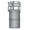 1 1/2" Part E, Aluminum Adapter x Hose Shank