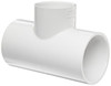 8" x 8" x 4" PVC Schedule 40 Tee (S x S x S)
