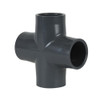 3/4" PVC Schedule 80 Cross (S x S x S x S)