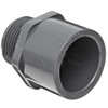1" PVC Schedule 80 Male Adapter (S x MPT)