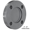 6" PVC Schedule 80 Blind Flange 150 PSI