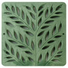 NDS Square Decorative Botanical Grate for 12" Basin - Green (Box of 8)