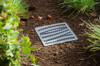 NDS Square Decorative Wave Grate for 12" Basin - Gray (Box of 8)