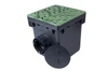 NDS 12" Catch Basin Kit w/ Green Decorative Botanical Grate