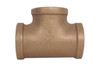 3/4" x 3/4" x 3/4" Bronze Tee (FPT x FPT x FPT)