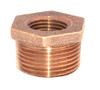1 1/4" x 3/4" Bronze Reducer Bushing (MPT x FPT)