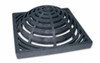 NDS Square Plastic Atrium Grate - Black for 12" Basin (Each) 1290
